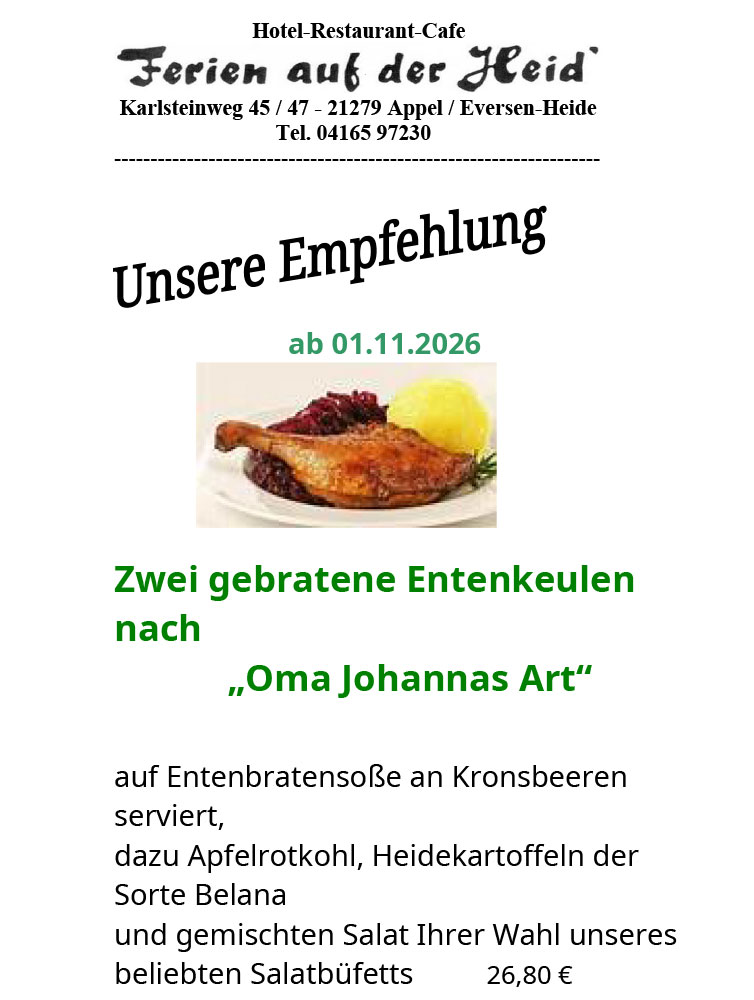 Entenkeule 2025