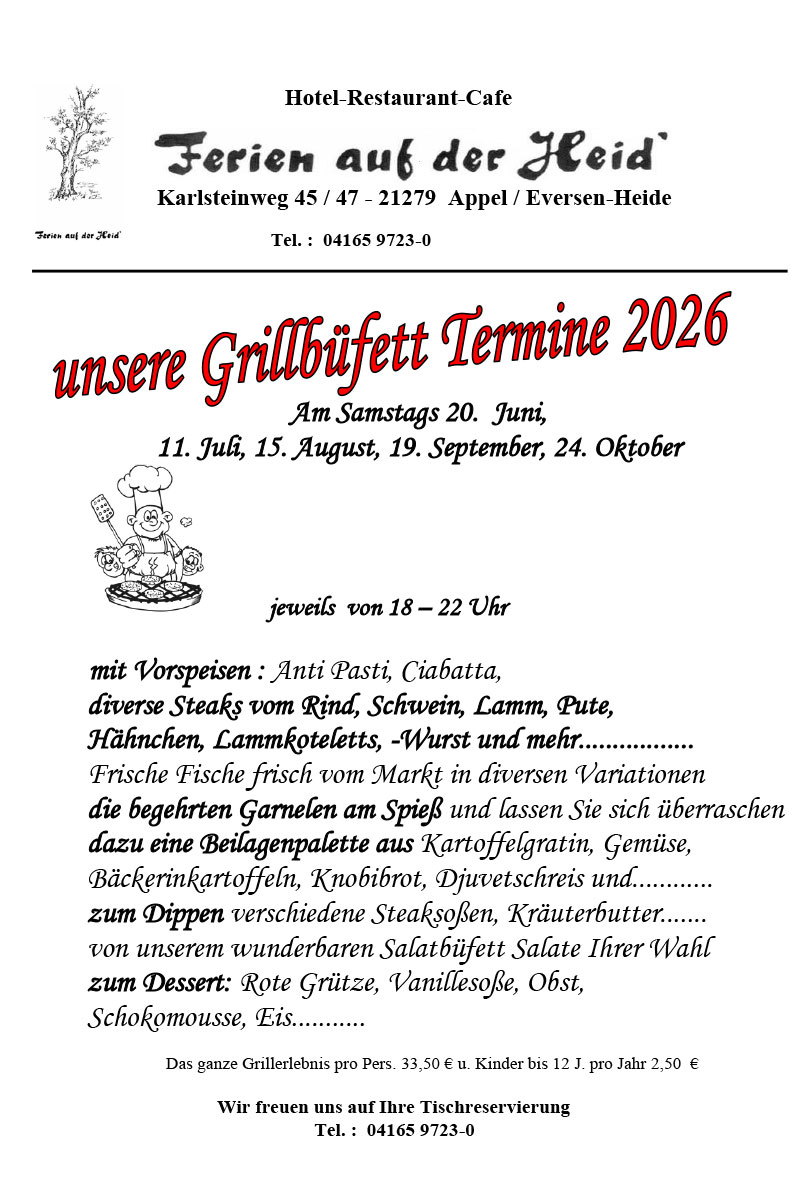 Winterliches Grillb&uuml;ffet
